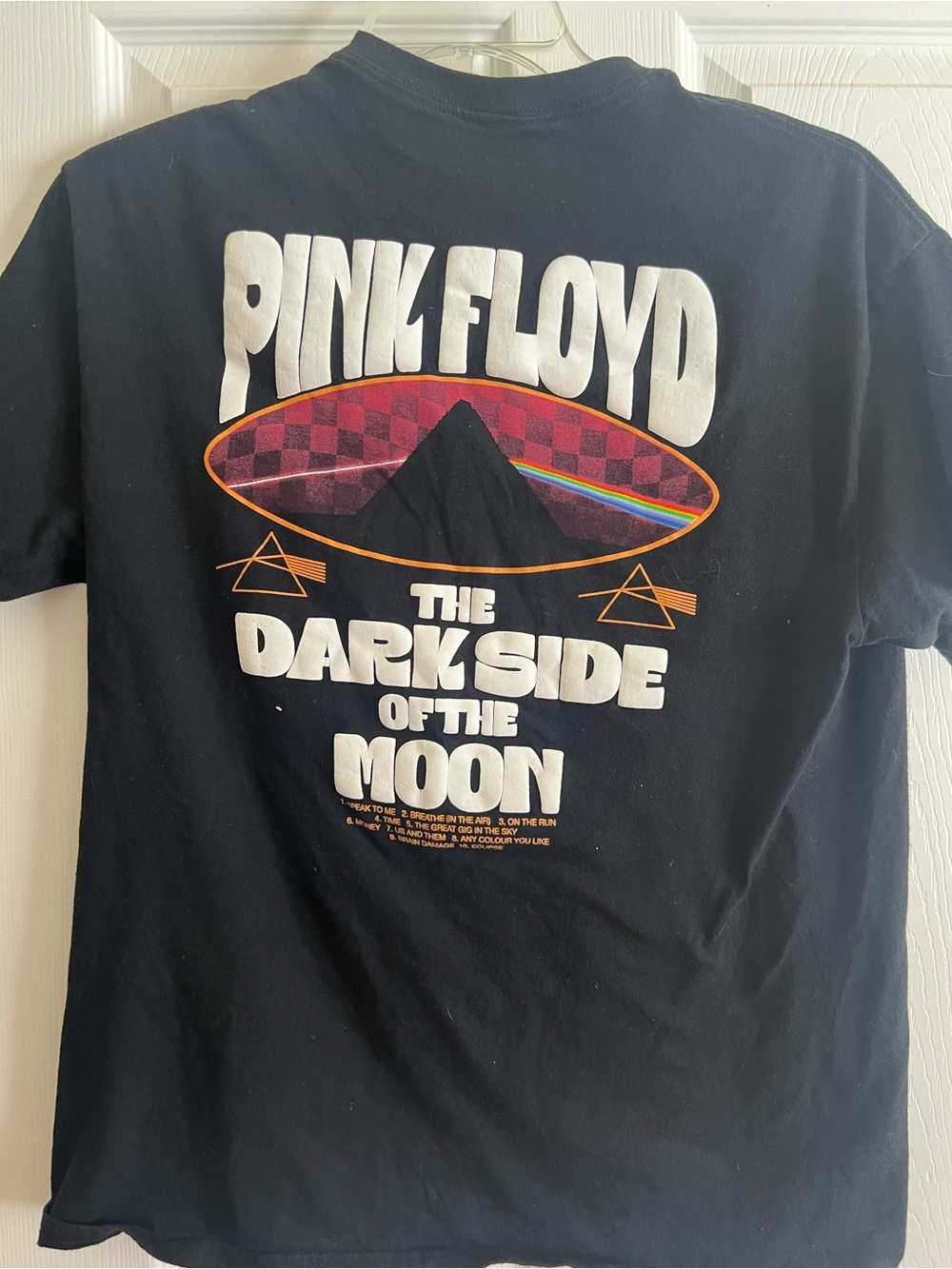 Vintage Pink Floyd Men's T-Shirt Black Graphics both sides T-Shirt Size Large